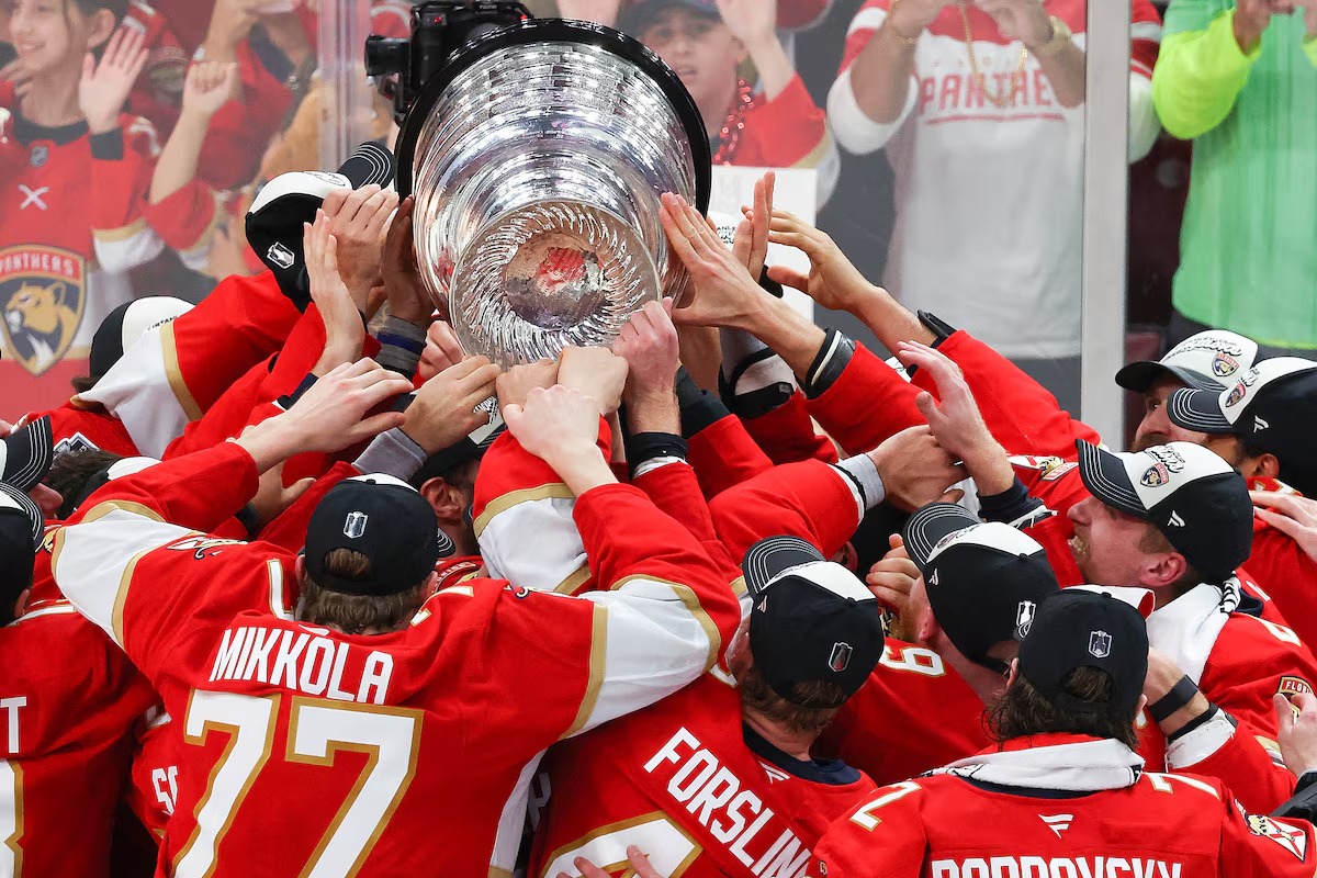 The Florida Panthers beat the Edmonton Oilers 5-1 in Game 6 to win back-to-back Stanley Cup titles