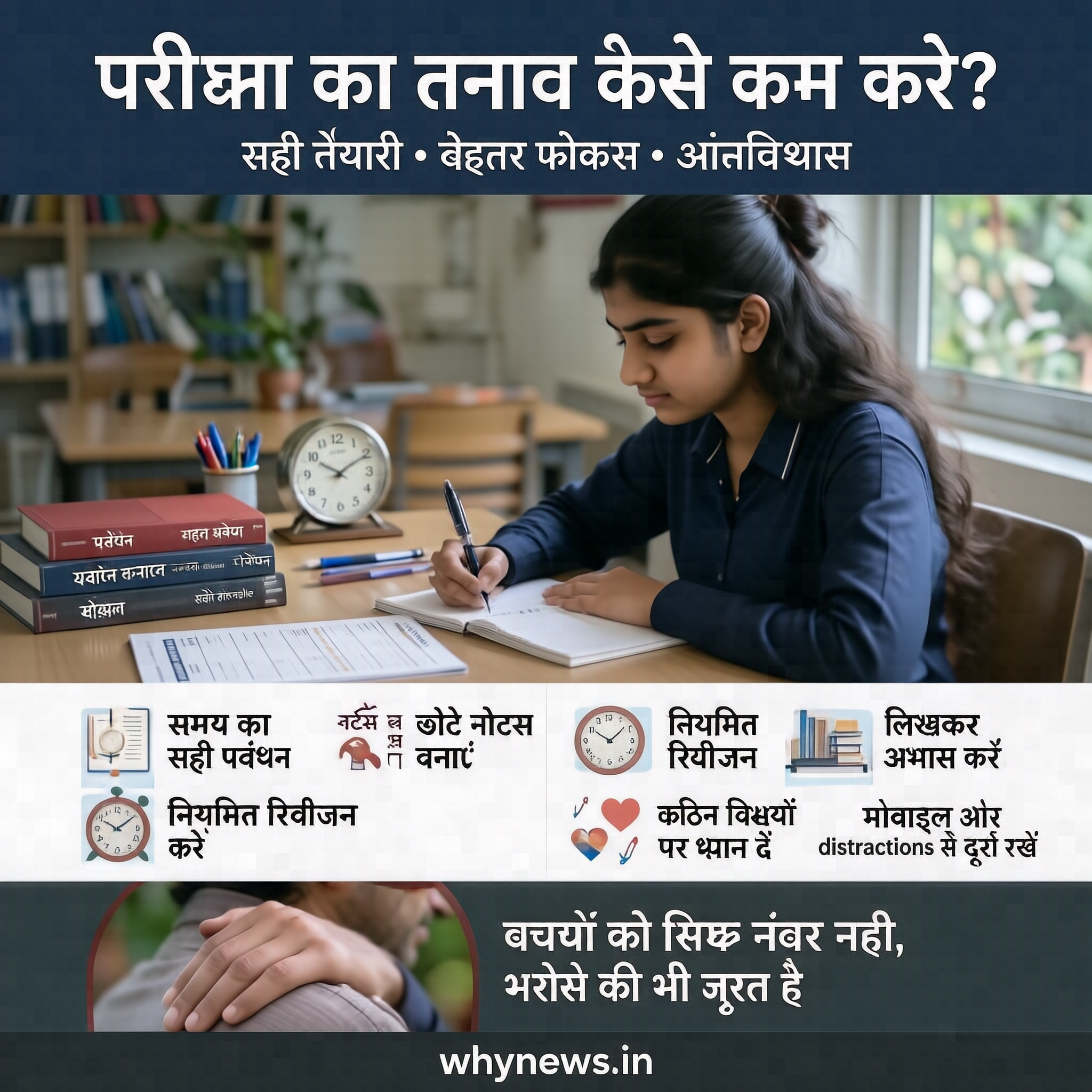 छात्रों के लिए परीक्षा की तैयारी के आसान टिप्स, टाइम मैनेजमेंट, रिवीजन और लिखकर अभ्यास