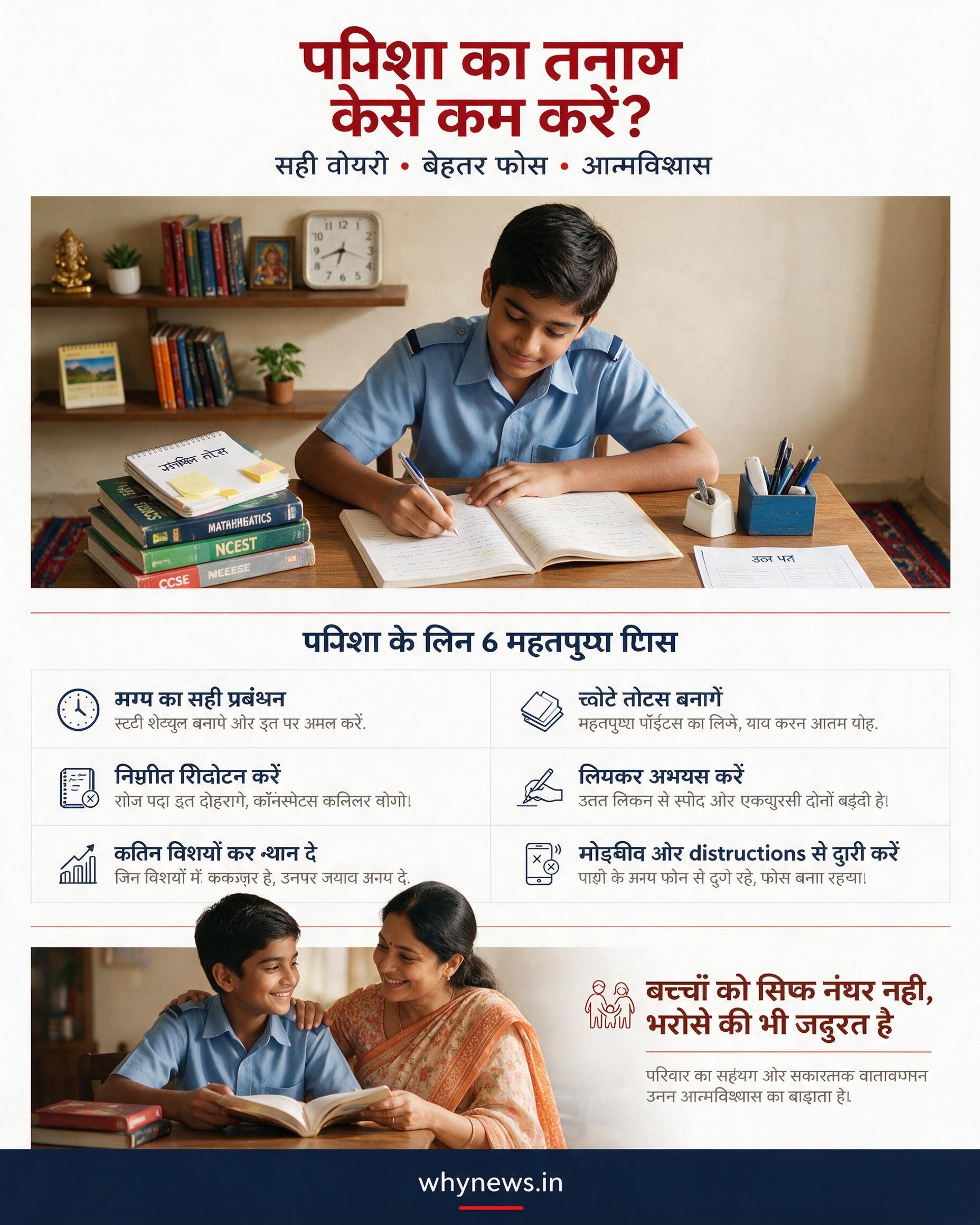 परीक्षा का तनाव कैसे कम करें और पढ़ाई में फोकस बनाए रखें, छात्रों के लिए अध्ययन टिप्स