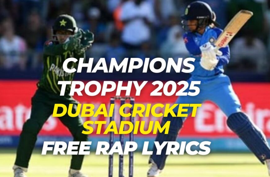 IND vs PAK Rap: Champions Trophy 2025 free Use Rap Lyrics