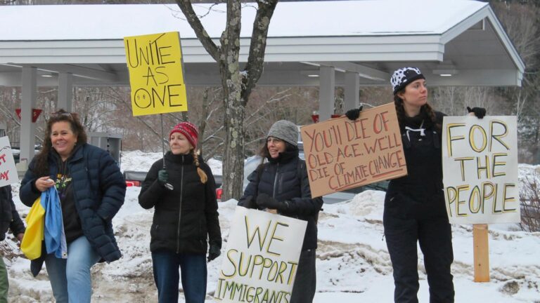 Crowds protest near Vermont ski resort where JD Vance planned vacation with family