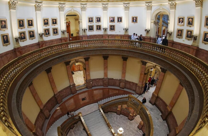 A new Trump portrait for Colorado’s Capitol could take time after one he disliked was removed