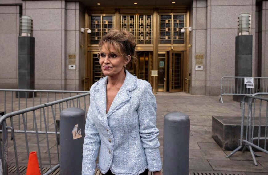 Jury finds The New York Times did not libel former Alaska Gov. Sarah Palin