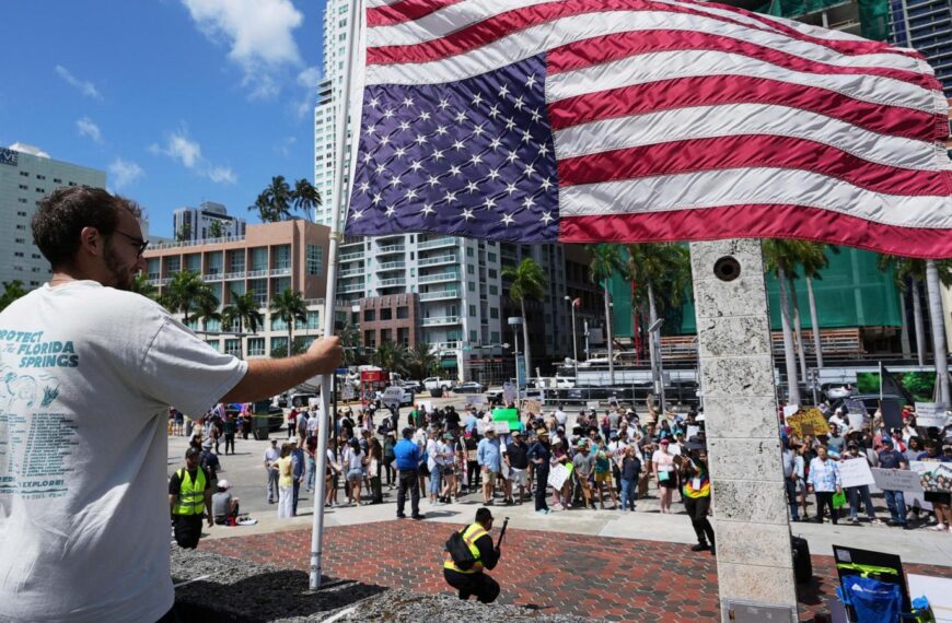 Anti-Trump protesters turn out to rallies in NYC, Washington and more US cities