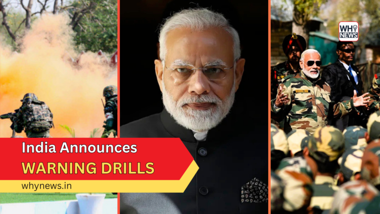 India on High Alert: Nationwide Mock Drills Ordered Amid Rising Tensions with Pakistan
