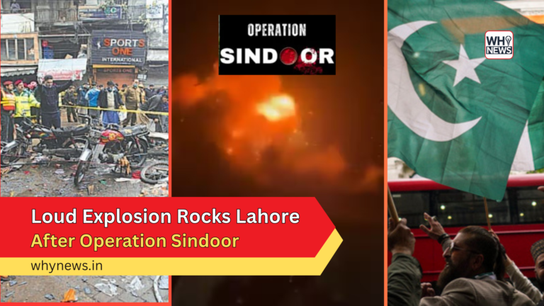 Loud Explosion Rocks Lahore a Day After India's "Operation Sindoor" Strikes