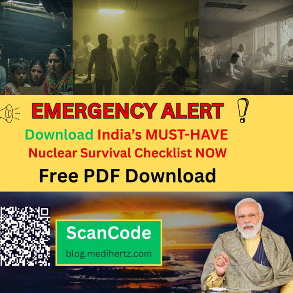 EMERGENCY ALERT: Download India's MUST-HAVE Nuclear Survival Checklist NOW! Free PDF Download
