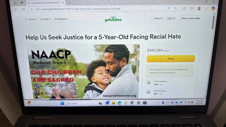 A woman who called a Black child a slur has raised a backlash but also tons of money