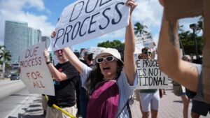 Trump’s clash with the courts raises prospect of…