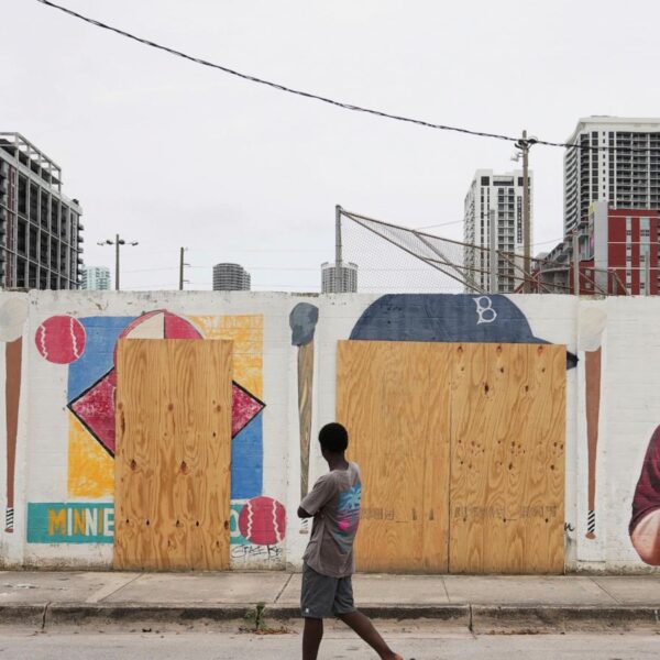 A mural honoring Jackie Robinson and Minnie Miñoso&hellip;