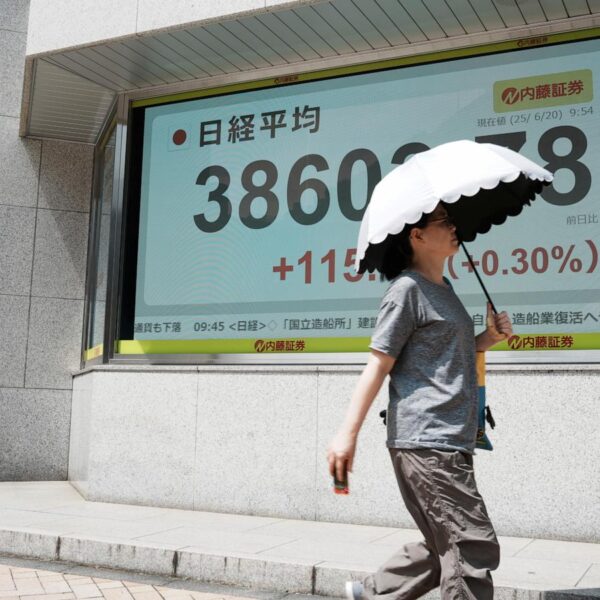 Asian shares are mixed and oil gains as&hellip;