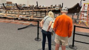 A Revolutionary War-era boat is being painstakingly rebuilt&hellip;