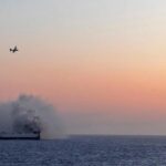 Salvage crew bound for the site of cargo ship fire off the coast of Alaska