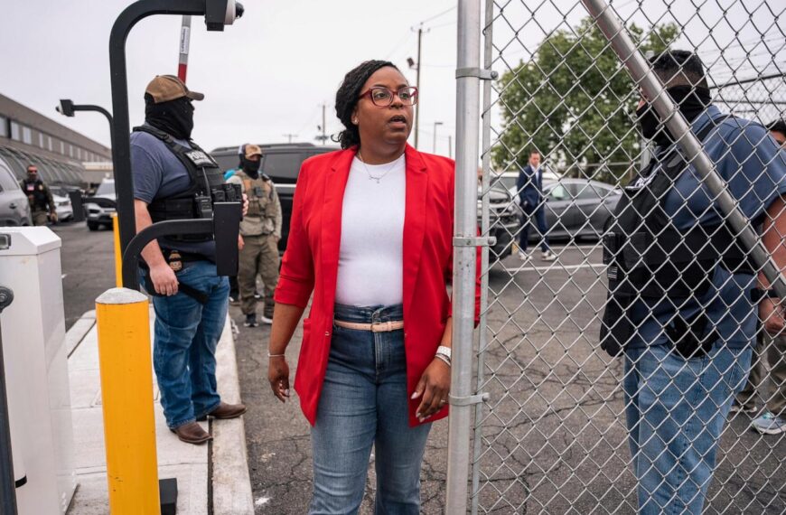 US Rep. LaMonica McIver to be arraigned on assault charges stemming from immigration center visit