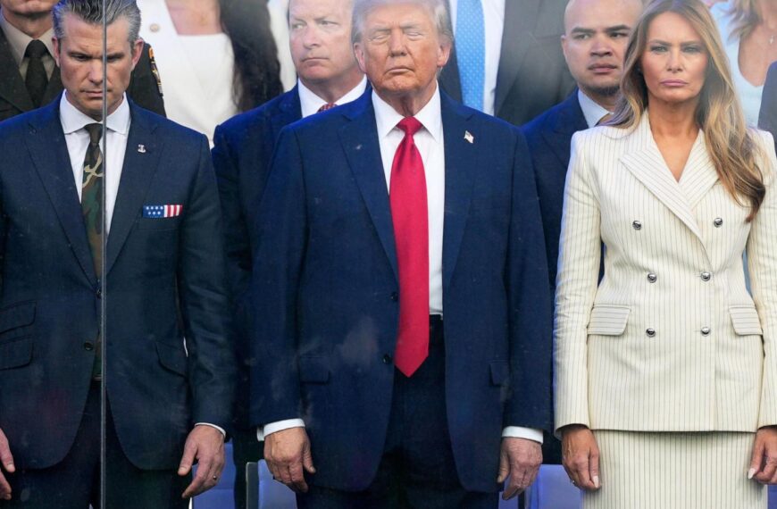The Army turns 250. Trump turns 79. Cue funnel cakes, festive bling, military might — and protest