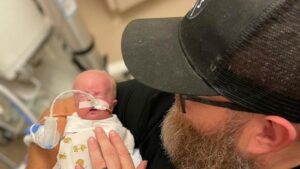Most premature baby celebrates his 1st birthday with…