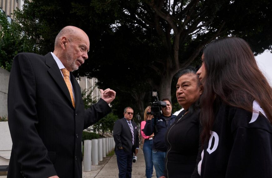 A day outside an LA detention center shows profound impact of ICE raids on families