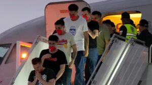 Makeup artist is one of the US deportees…