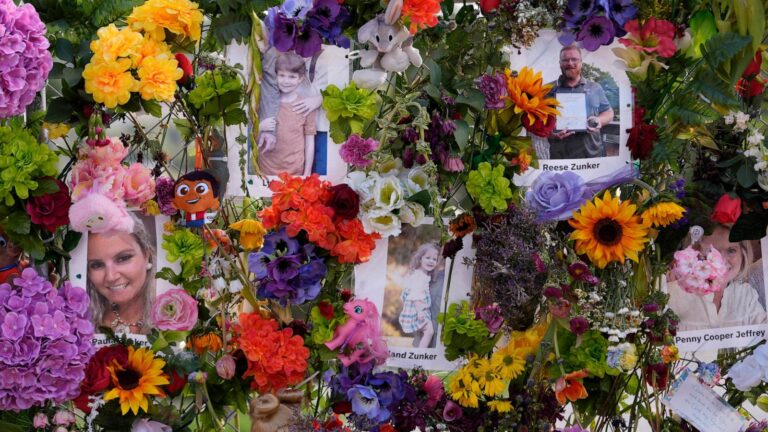 Memorial in flood-ravaged Texas city becomes focal point of community's grief