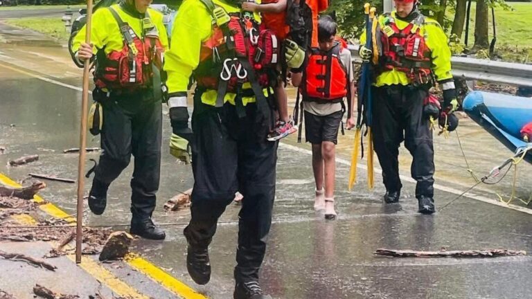 Boy, 13, dies after getting trapped in a storm drain during East Coast flooding