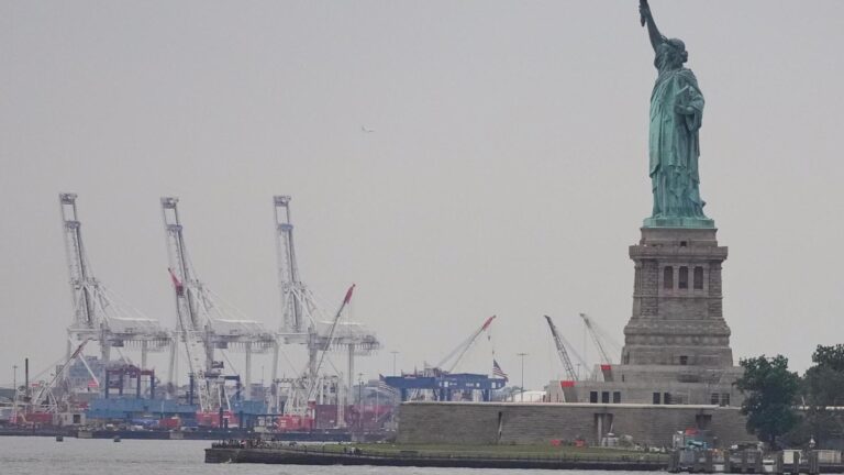 Trump's broad tariffs go into effect, just as economic pain is surfacing