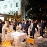 Trump hosts White House dinner for GOP lawmakers at paved space he dubbed ‘Rose Garden Club’