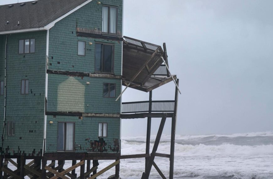 Dozens rescued as typhoon remnants hit Alaska; nor’easter brings floods to East Coast