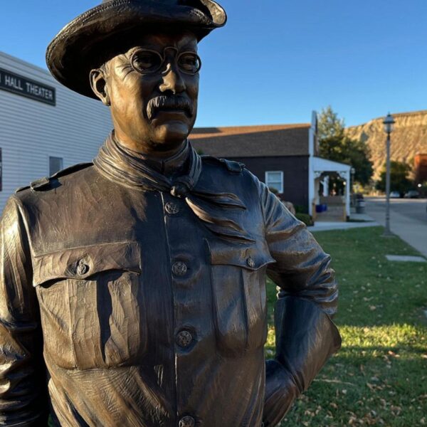 A Theodore Roosevelt library is opening. Visitors must…