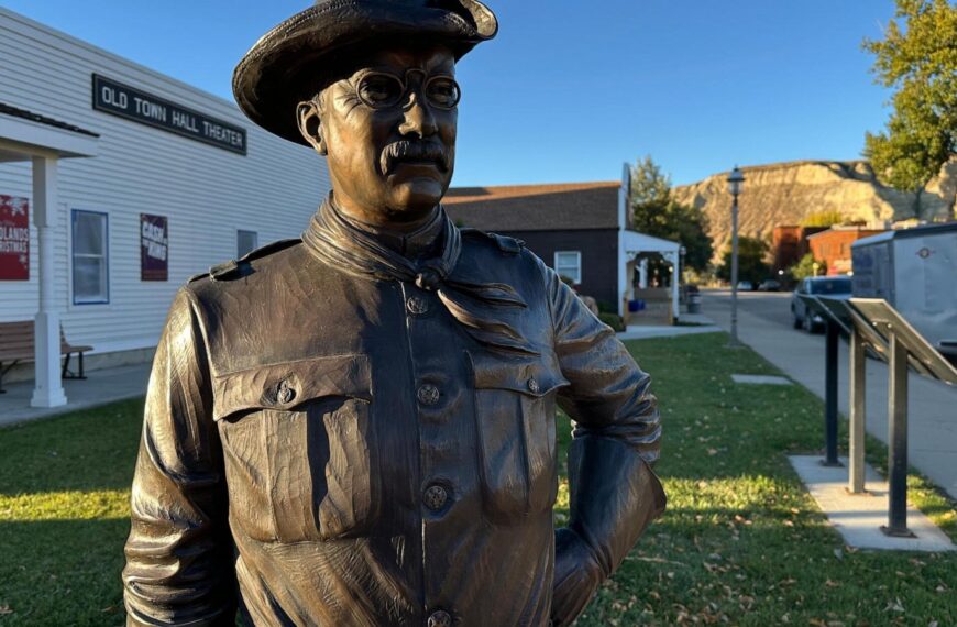 A Theodore Roosevelt library is opening. Visitors must pack a bag for North Dakota
