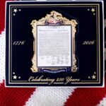America celebrates its 250th birthday next year. There’s now a commemorative ornament