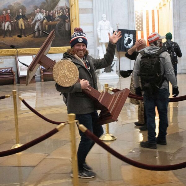 Rioter convicted for carrying Pelosi’s podium seeks Florida&hellip;