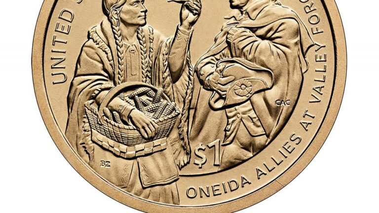 Polly Cooper, Oneida woman who helped save Washington's army, is honored on $1 coin