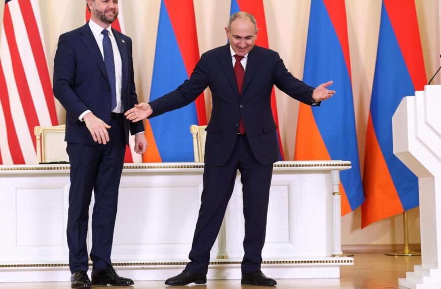 Vance is in Armenia, a country no sitting US president or vice president has visited before