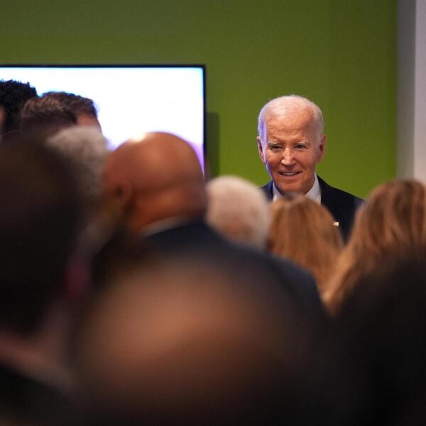 Joe Biden returns to bask in ‘thank you’…