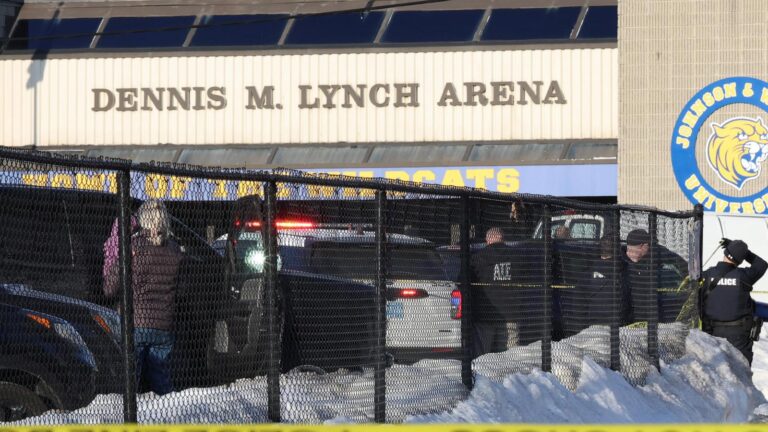 Police video shows chaotic aftermath of Rhode Island ice rink shooting