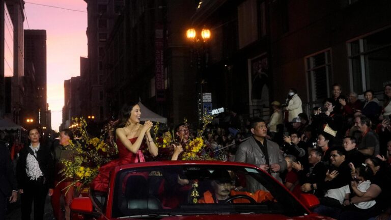 Olympian Eileen Gu heads up annual Chinese New Year parade in her native San Francisco