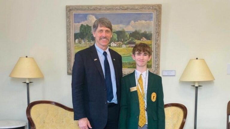 14-year-old running for governor 1st teen to get on Vermont's general election ballot