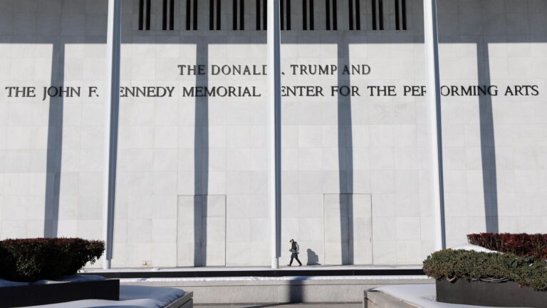 Trump sued by historic preservation groups to block Kennedy Center changes
