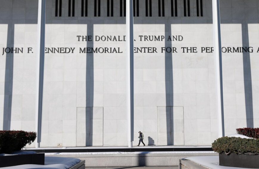 Trump sued by historic preservation groups to block Kennedy Center changes