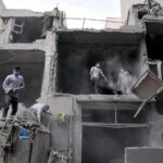 Trump urges US allies to send warships to Strait of Hormuz as Iran vows to retaliate