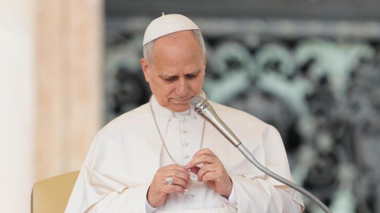 Pope Leo will accept the Liberty Medal in a remote broadcast from Rome
