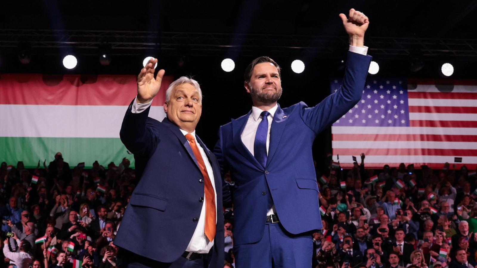 Vance arrives in Hungary hoping to boost Orbán's election campaign