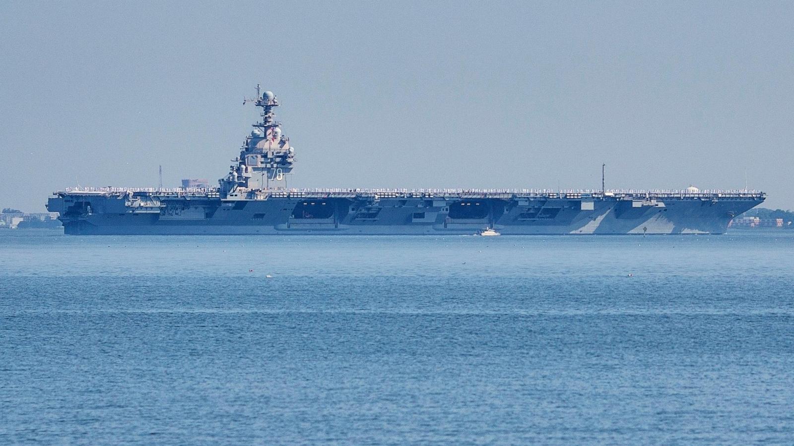 US aircraft carrier breaks record for longest deployment since the Vietnam War