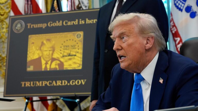 Trump's 'gold card' visa starting at $1 million granted to just 1 person so far, White House says