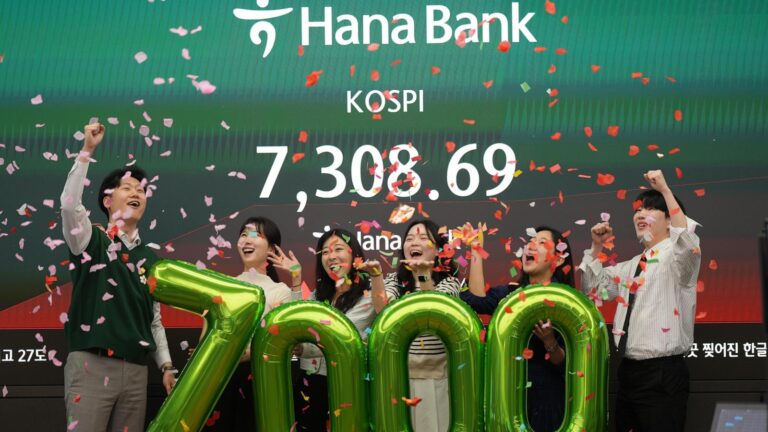 AI boom drives a rally in buying of tech shares, pushing South Korea's Kospi to a record