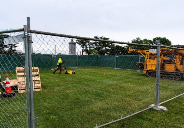 Survey work begins for contested Trump Triumphal Arch project in Washington