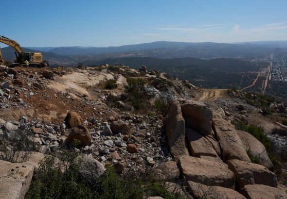 US-Mexico border wall construction is desecrating sacred sites, Indigenous leaders say