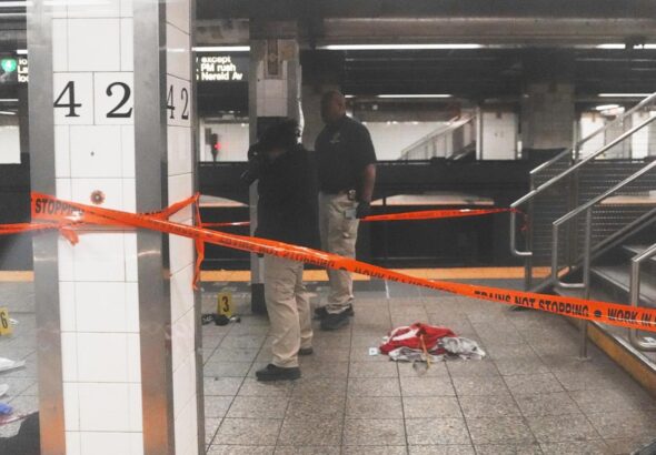 NYPD releases video of machete attack shooting at Grand Central station