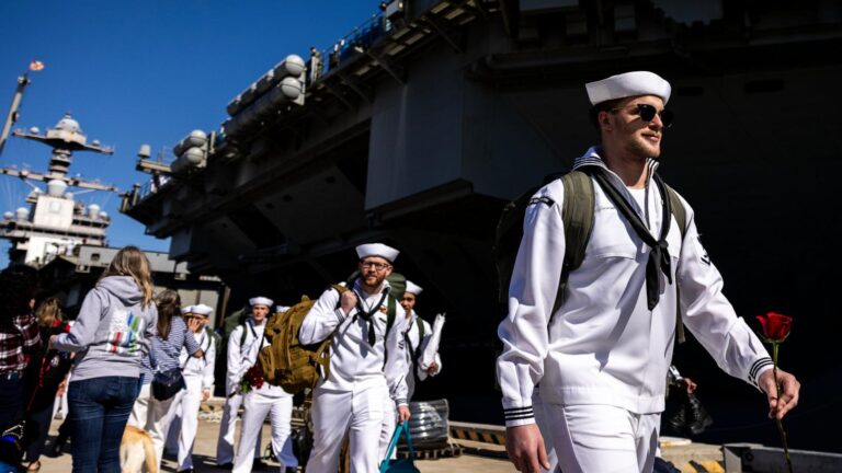 USS Ford returns home after 11-month deployment supporting the Iran war and Maduro's capture