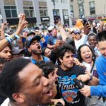 A dream day for New York fans with Knicks on the road to clinch and Brazil vs. Morocco in World Cup